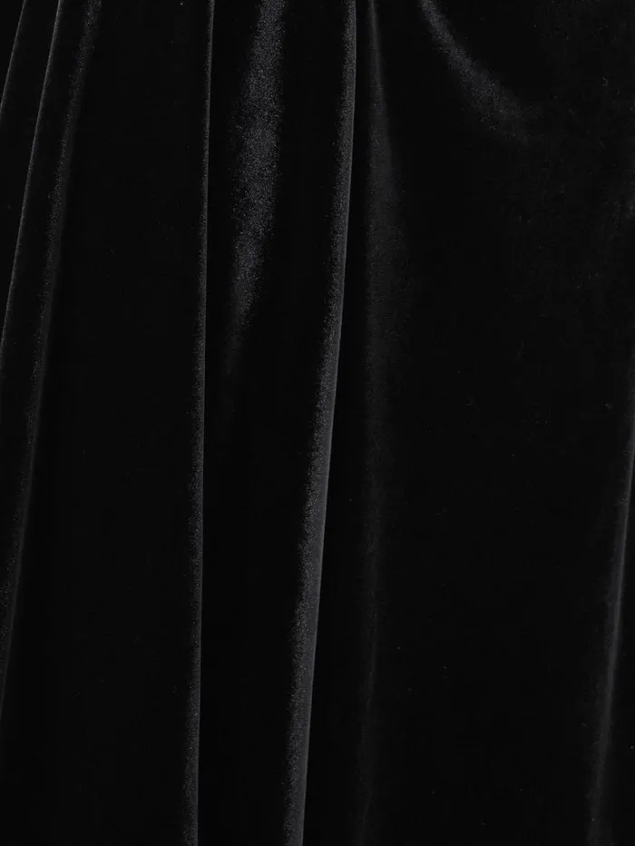 Jigsaw Velvet Ruched Dress Black Women Dresses and Jumpsuits