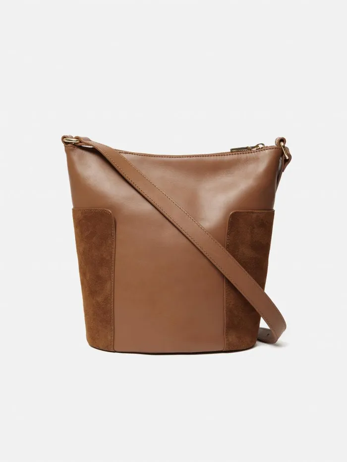Jigsaw York Slouchy Bucket Bag Tan Women Wallets and Card Holders