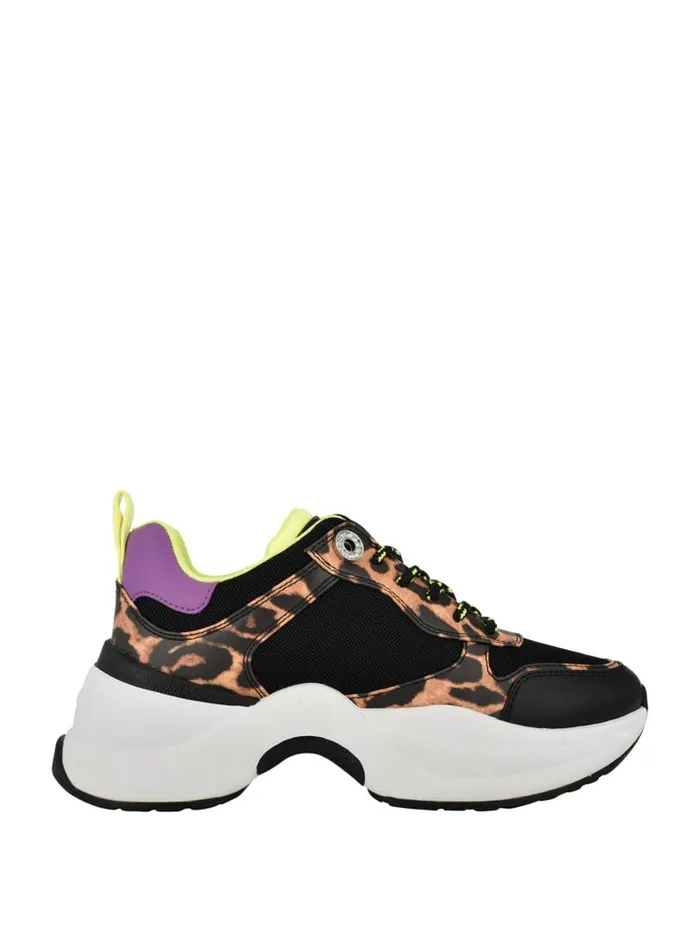 Juless Chunky Sneakers Black Fabric Women Sneakers GUESS