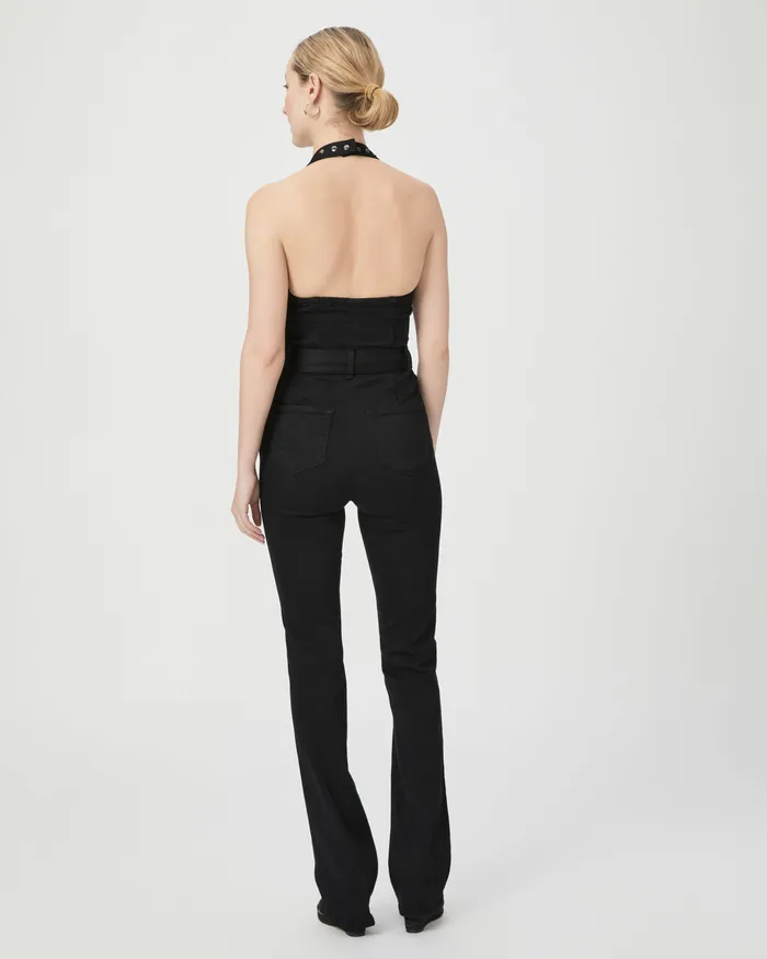 Jumpsuits and Rompers PAIGE Women Manhattan Halter Jumpsuit 8211 Black Shadow Jumpsuits and Rompers PAIGE Women Manhattan Halter Jumpsuit 8211 Black Shadow