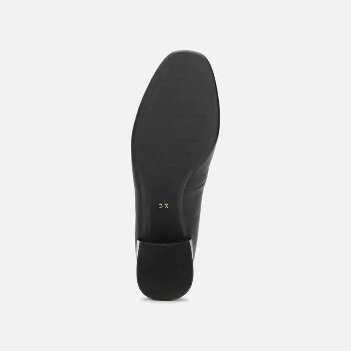 Kenneth Cole Balance Leather Pump Black Women Heels