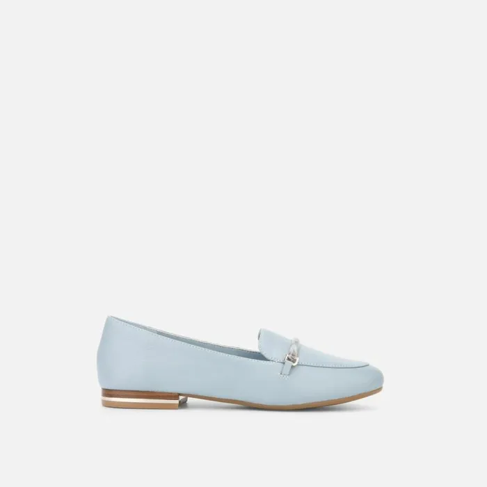 Kenneth Cole Balance Loafer Resin Bar Pale Blue Women Flats