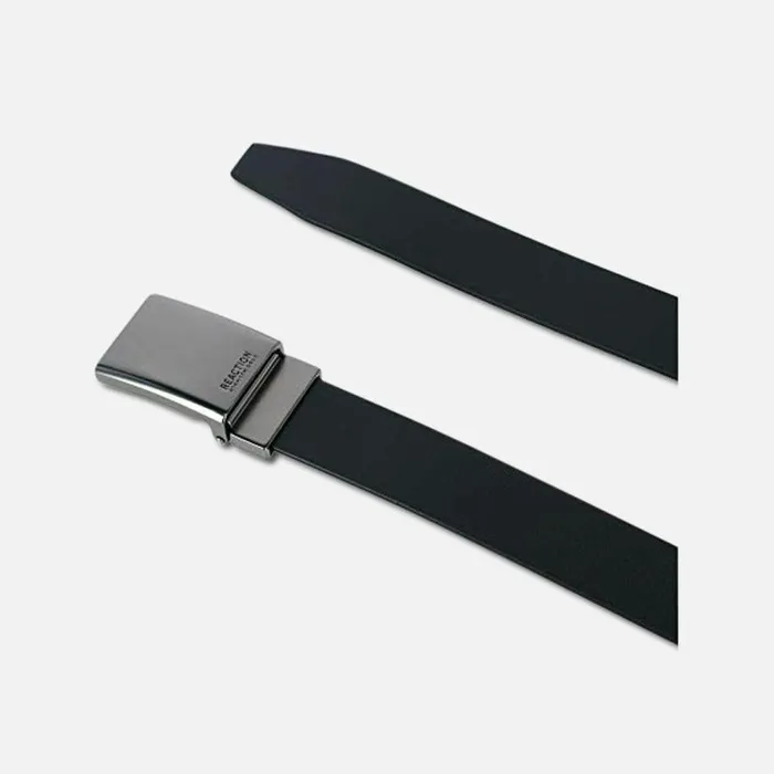 Kenneth Cole Black Slide Buckle Casual Belt Black Men Belts