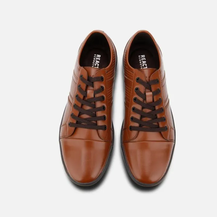 Kenneth Cole Center Low Top Sneaker Cognac Men Sneakers