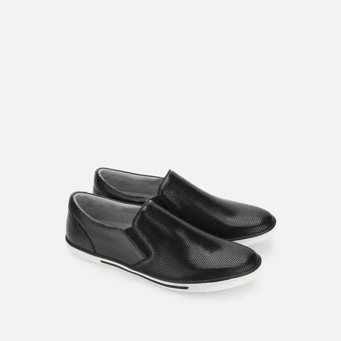 Kenneth Cole Center Slip On Sneaker Black Men Sneakers