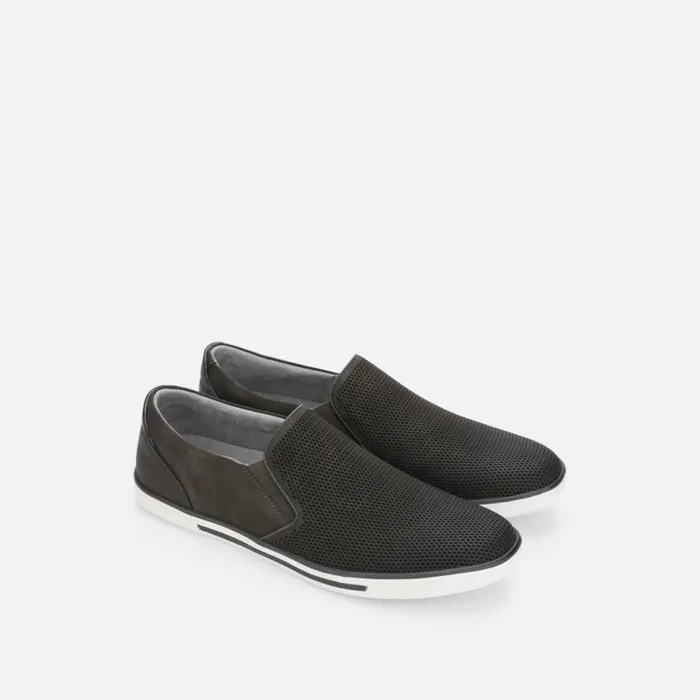 Kenneth Cole Center Slip On Sneaker Charcoal Men Sneakers