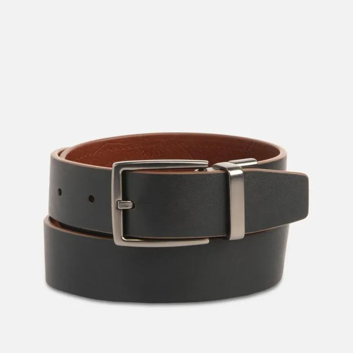 Kenneth Cole Charcoal Casual Belt Chcoal Htr Men Belts