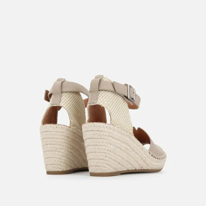 Kenneth Cole Charli Espadrille Wedge Sandal Mushroom Women Gentle Souls