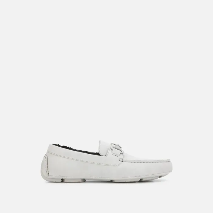 Kenneth Cole Dawson Bit Driver Cozy Grey Men Loafers