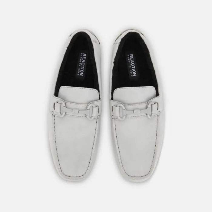Kenneth Cole Dawson Bit Driver Cozy Grey Men Loafers