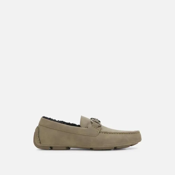 Kenneth Cole Dawson Bit Driver Cozy Olive Men Loafers
