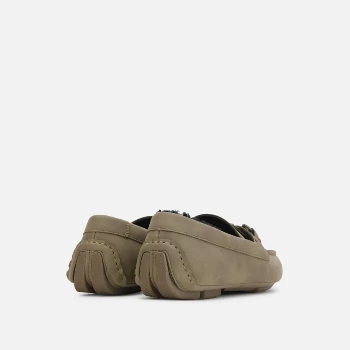 Kenneth Cole Dawson Bit Driver Cozy Olive Men Loafers