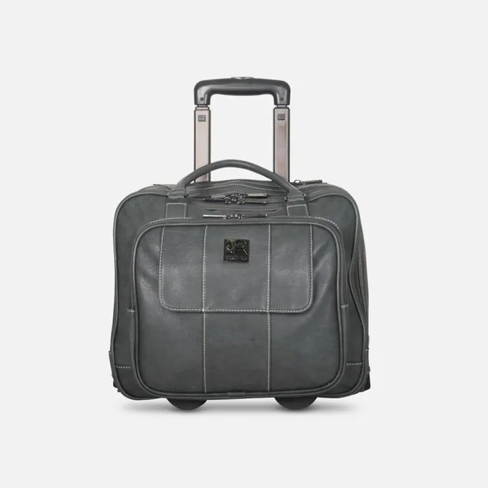 Kenneth Cole Double Compartment Top Zip 16034 Wheeled Computer Overnighter Grey Men Bags Kenneth Cole Double Compartment Top Zip 16034 Wheeled Computer Overnighter Grey Men Bags
