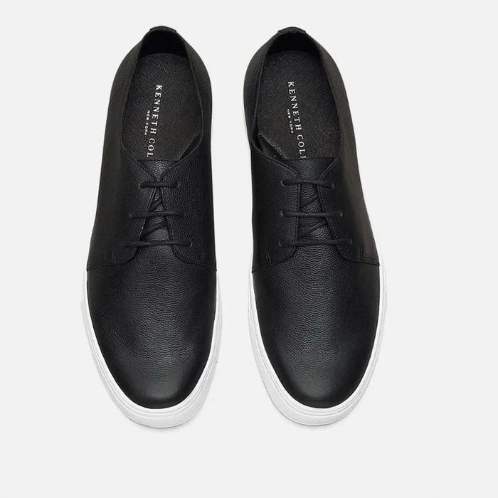 Kenneth Cole Double Shuffle Pebbled Leather Sneaker Select Men Sneakers