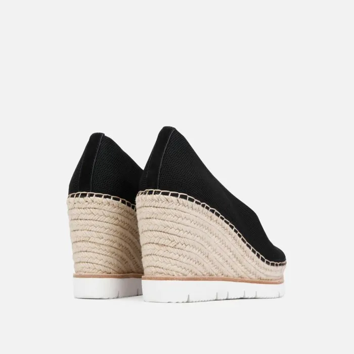 Kenneth Cole Elyssa Sporty ALine Espadrille Wedge Black Women Gentle Souls