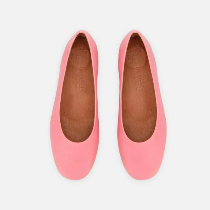Kenneth Cole Eugene Travel Ballet Flat Bright Pink Women Flats