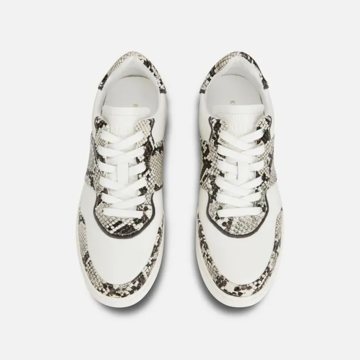Kenneth Cole Kam Court Sneaker Blackwhite Snake Combo Women Sneakers