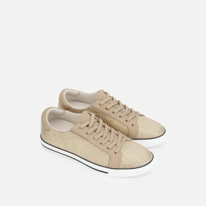 Kenneth Cole Kam Stripe Sand Multi Women Sneakers Kenneth Cole Kam Stripe Sand Multi Women Sneakers