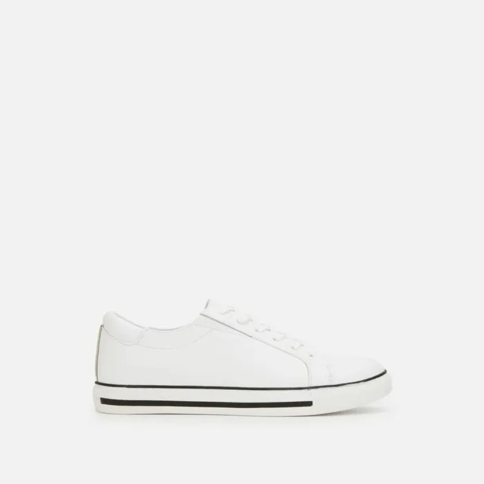 Kenneth Cole Kam Stripe White Women Sneakers