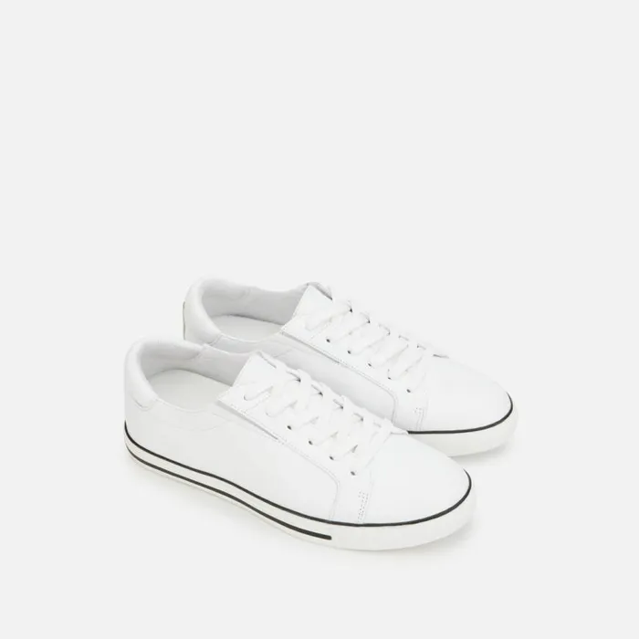 Kenneth Cole Kam Stripe White Women Sneakers Kenneth Cole Kam Stripe White Women Sneakers