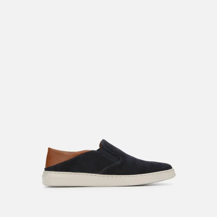 Kenneth Cole Liam Suede SlipOn Sneaker Navy Men Sneakers