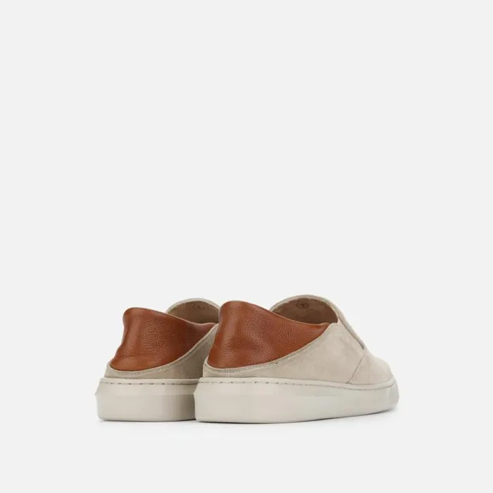 Kenneth Cole Liam Suede SlipOn Sneaker Taupe Men Sneakers