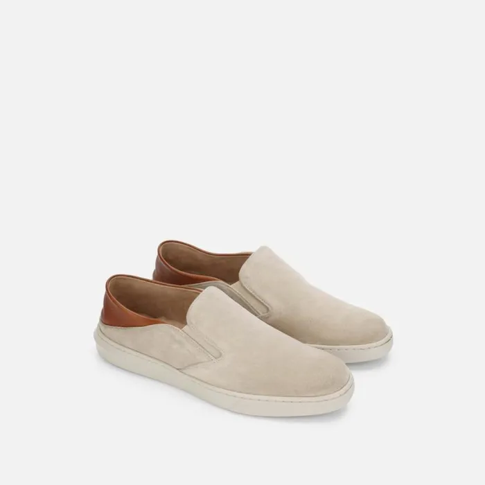 Kenneth Cole Liam Suede SlipOn Sneaker Taupe Men Sneakers