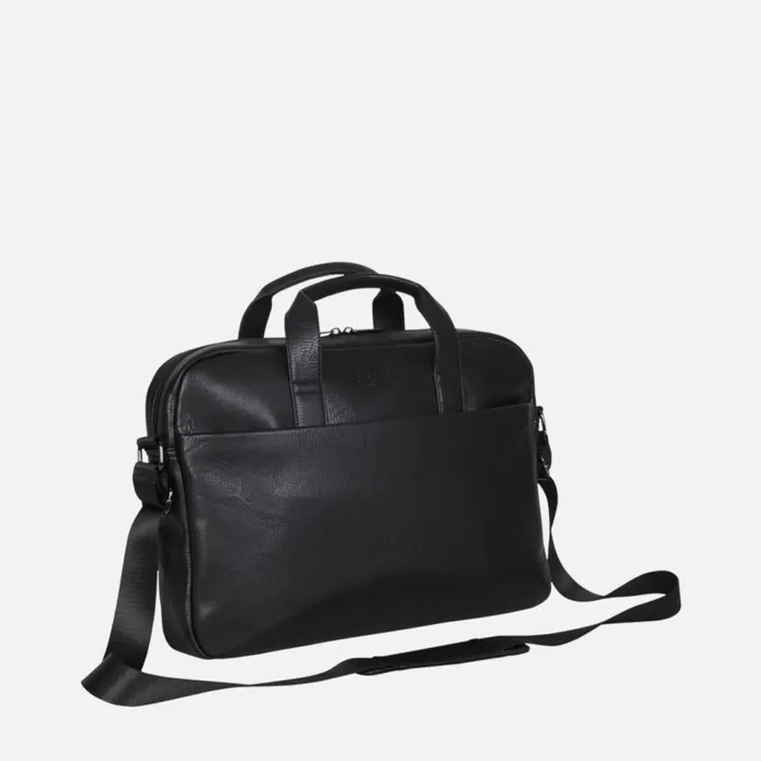 Kenneth Cole Modern Dilemma Pebbled Faux Leather 156034 Laptop and Tablet Business Case Bag Black Men Bags