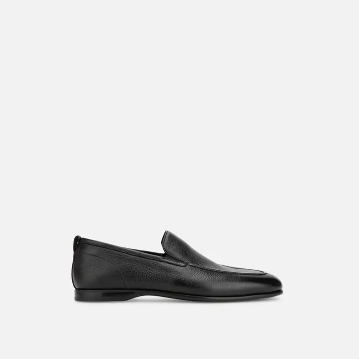 Kenneth Cole Nolan Leather Loafer With Rebound System Ip Black Men Loafers