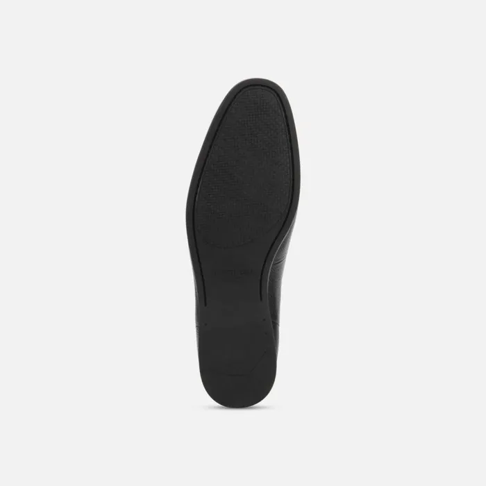Kenneth Cole Nolan Leather Loafer With Rebound System Ip Black Men Loafers