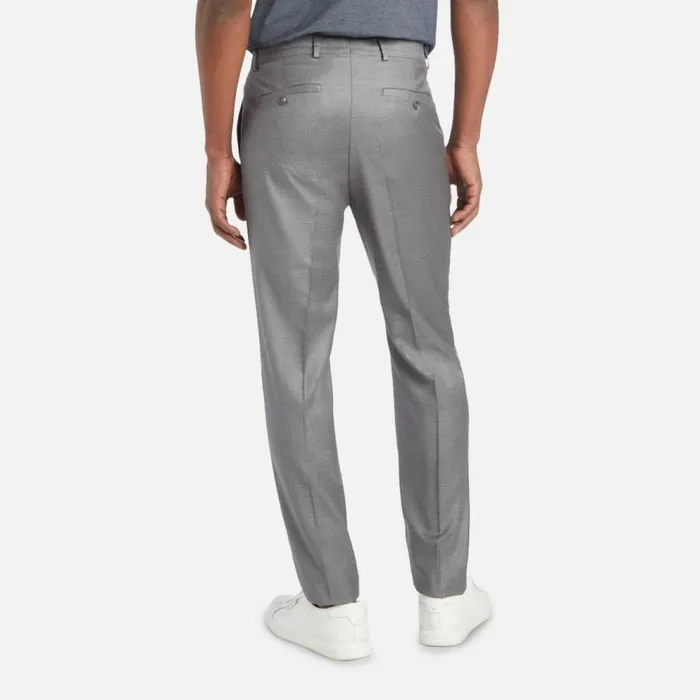 Kenneth Cole ReadyFlex ModernFit Straight Leg Suit Pant Grey Men Suiting