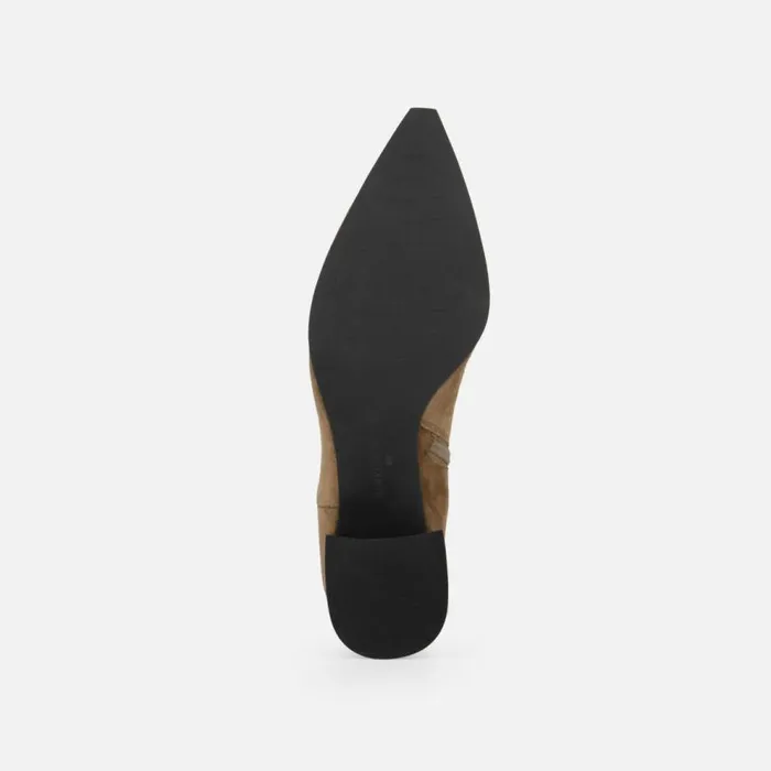 Kenneth Cole Roanne Suede Ankle Bootie Taupe Women Boots Booties Kenneth Cole Roanne Suede Ankle Bootie Taupe Women Boots Booties