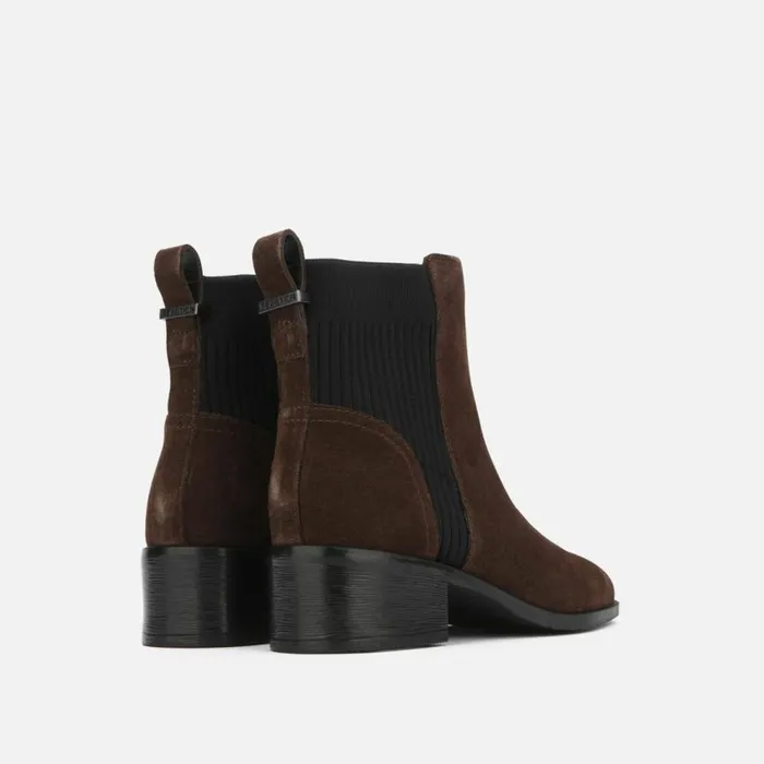 Kenneth Cole Salt Stretch Bootie Chocolate Women Boots Booties