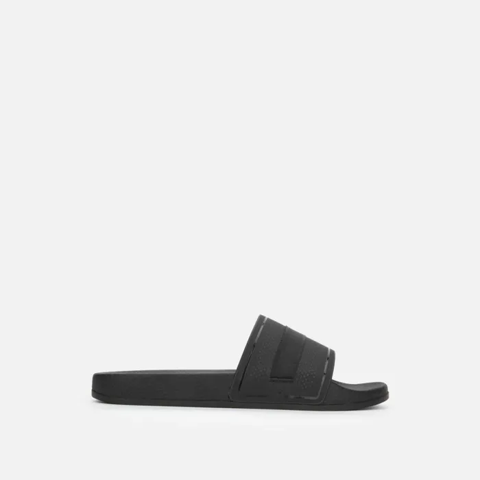 Kenneth Cole Screen Mixed Slide Black Men Sandals