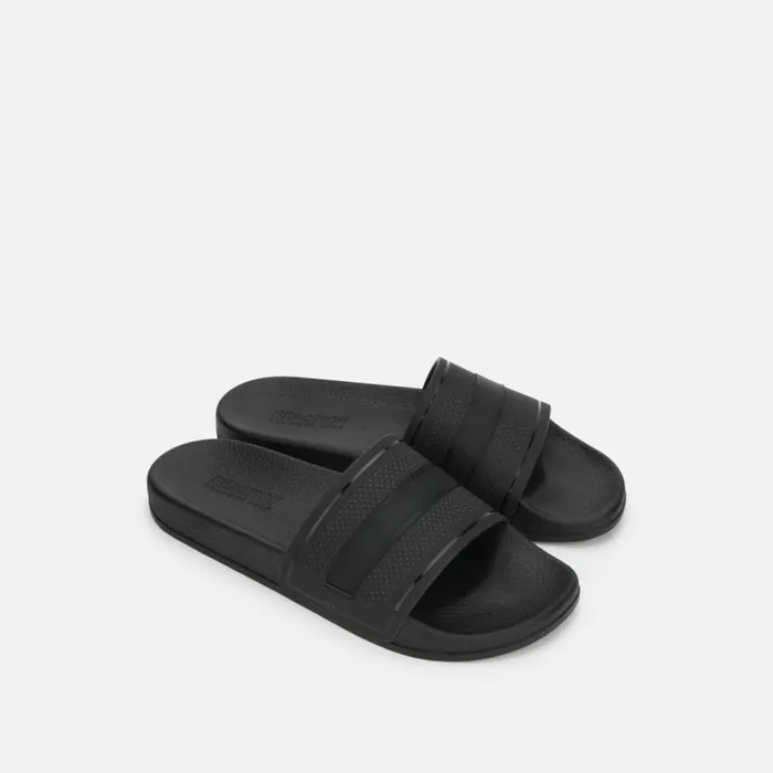 Kenneth Cole Screen Mixed Slide Black Men Sandals