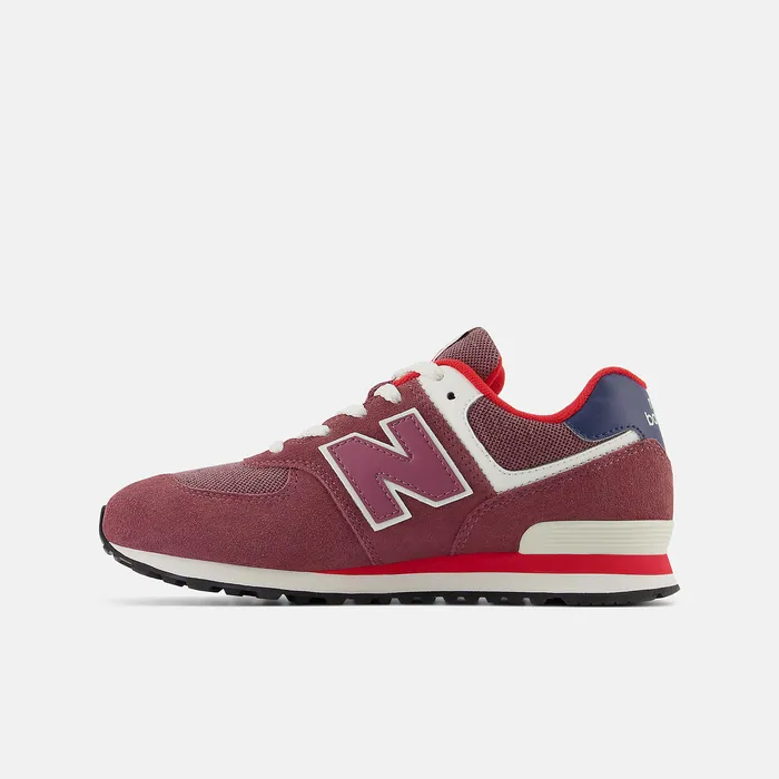 Kids 574 Washed Burgundy with NB Navy Size 35 8211 7 New Balance Kids 574 Washed Burgundy with NB Navy Size 35 8211 7 New Balance