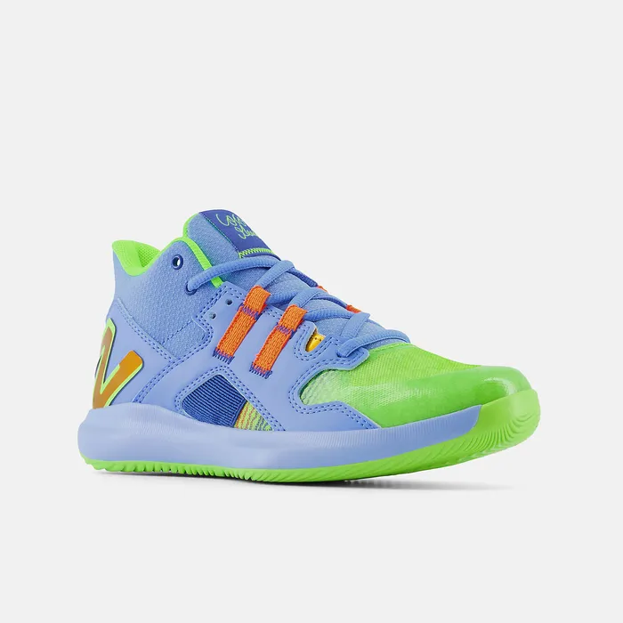 Kids Kid8217s Coco CG1 Blue with Green and Orange Rust Cleats New Balance Kids Kid8217s Coco CG1 Blue with Green and Orange Rust Cleats New Balance