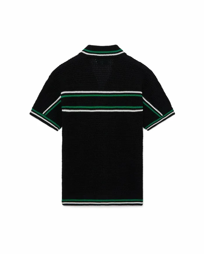 Knitwear Men Casablanca Paris Crochet Tennis Shirt