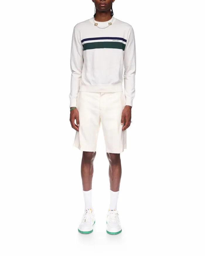 Knitwear Men Casablanca Paris Striped Crew Neck Jumper Knitwear Men Casablanca Paris Striped Crew Neck Jumper