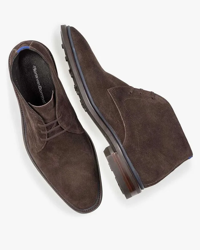 Lace Shoes Men Floris Van Bommel Bumpi 0106 Suede