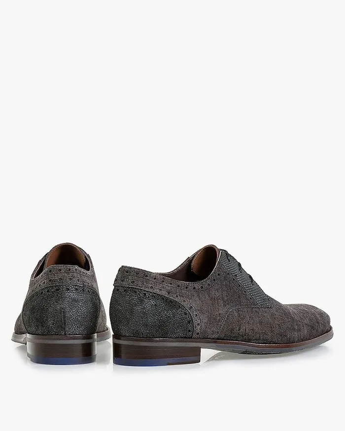 Lace Shoes Men Floris Van Bommel De Stapper 3908 Suede