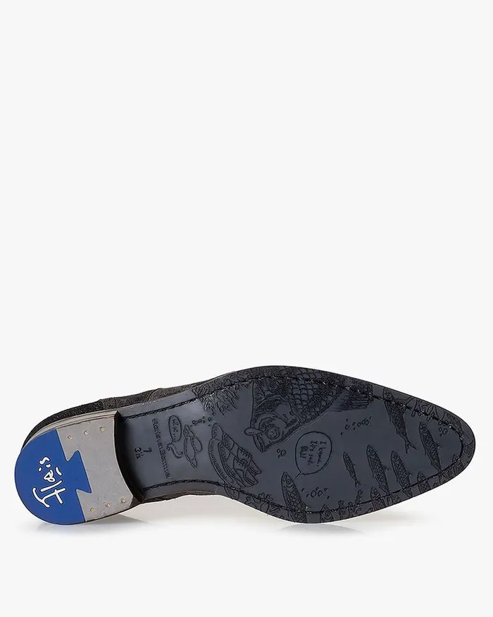Lace Shoes Men Floris Van Bommel De Stapper 3908 Suede