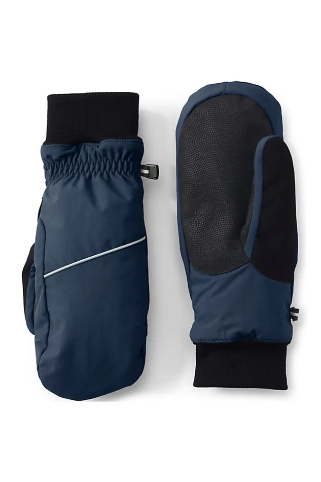 Lands039 End Accessories Men Squall Waterproof Mittens Radiant Navy