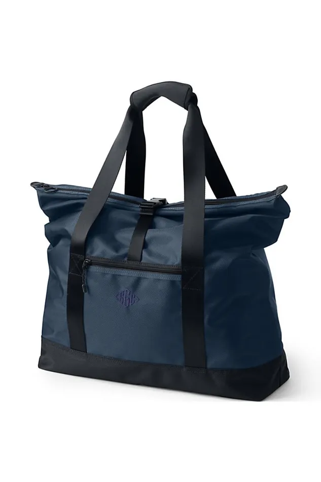 Lands039 End Accessories Men Travel Carry On Luggage Tote Bag Radiant Navy