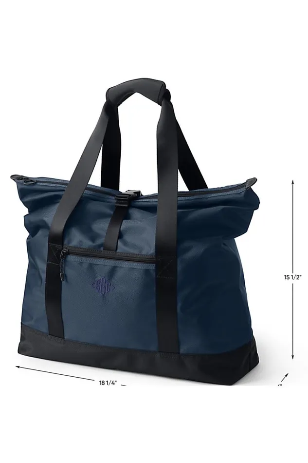 Lands039 End Accessories Men Travel Carry On Luggage Tote Bag Radiant Navy Lands039 End Accessories Men Travel Carry On Luggage Tote Bag Radiant Navy