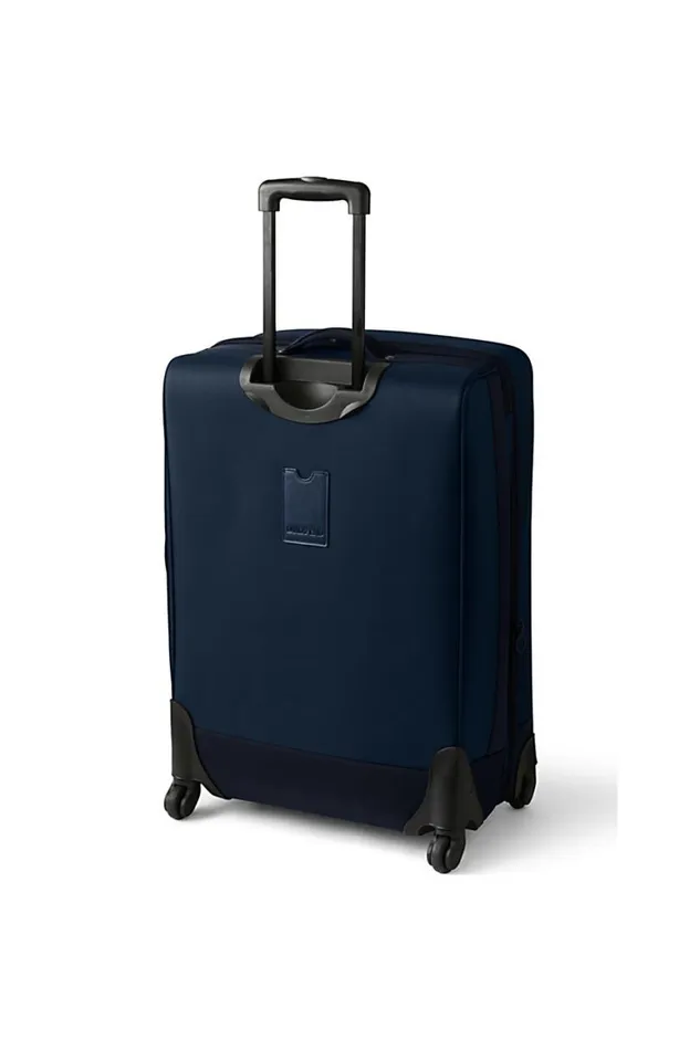 Lands039 End Accessories Men Travel Checked Rolling Luggage Bag Radiant Navy Lands039 End Accessories Men Travel Checked Rolling Luggage Bag Radiant Navy