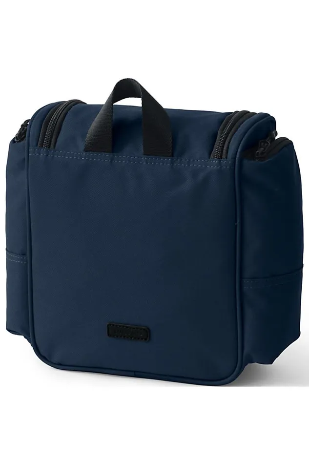 Lands039 End Accessories Men Travel Large Hanging Toiletry Organizer Bag Radiant Navy