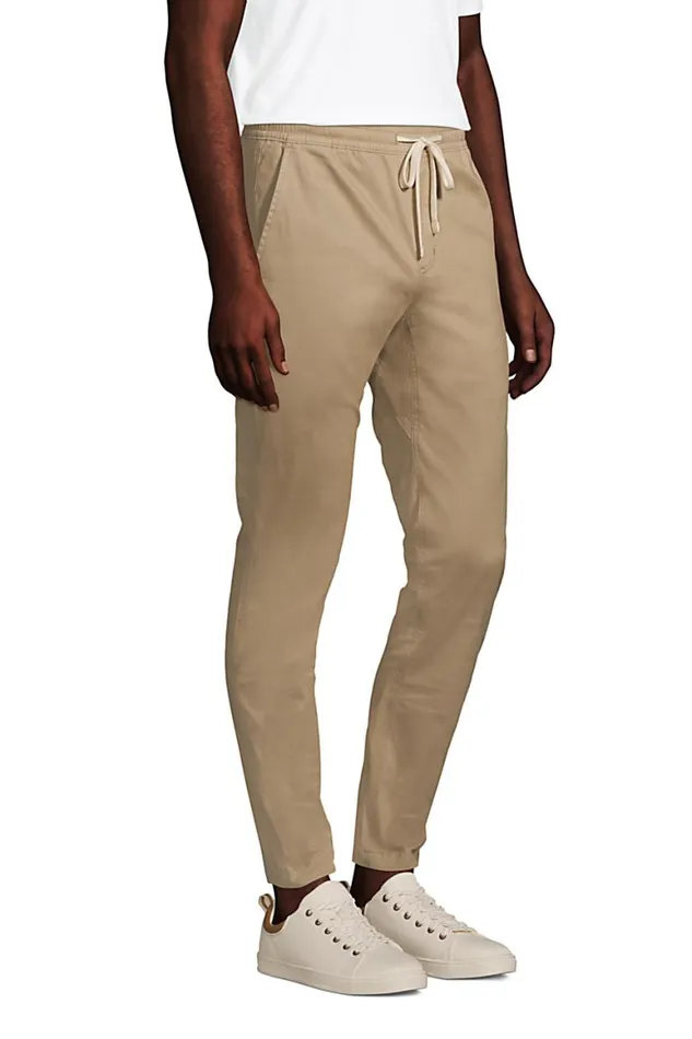 Lands039 End Chinos and Casual Pants Men Knockabout Pull On Deck Pants Radiant Navy