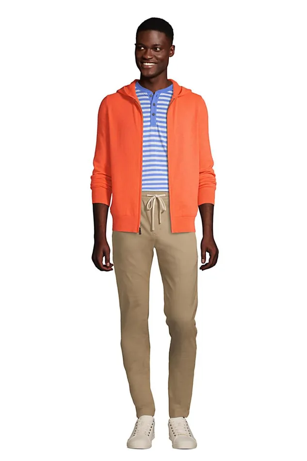Lands039 End Chinos and Casual Pants Men Knockabout Pull On Deck Pants Radiant Navy