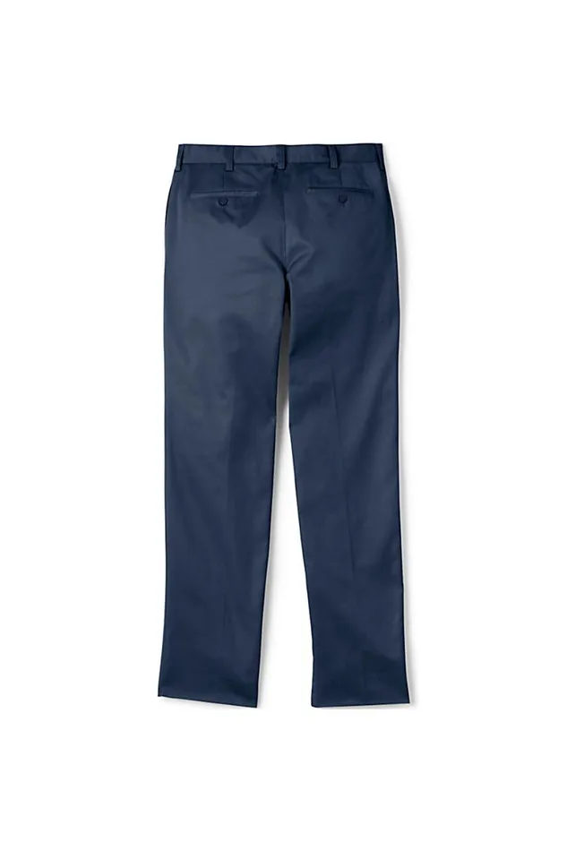 Lands039 End Chinos and Casual Pants Men Tailored Fit Blend Plain Front Pants Classic Navy Lands039 End Chinos and Casual Pants Men Tailored Fit Blend Plain Front Pants Classic Navy